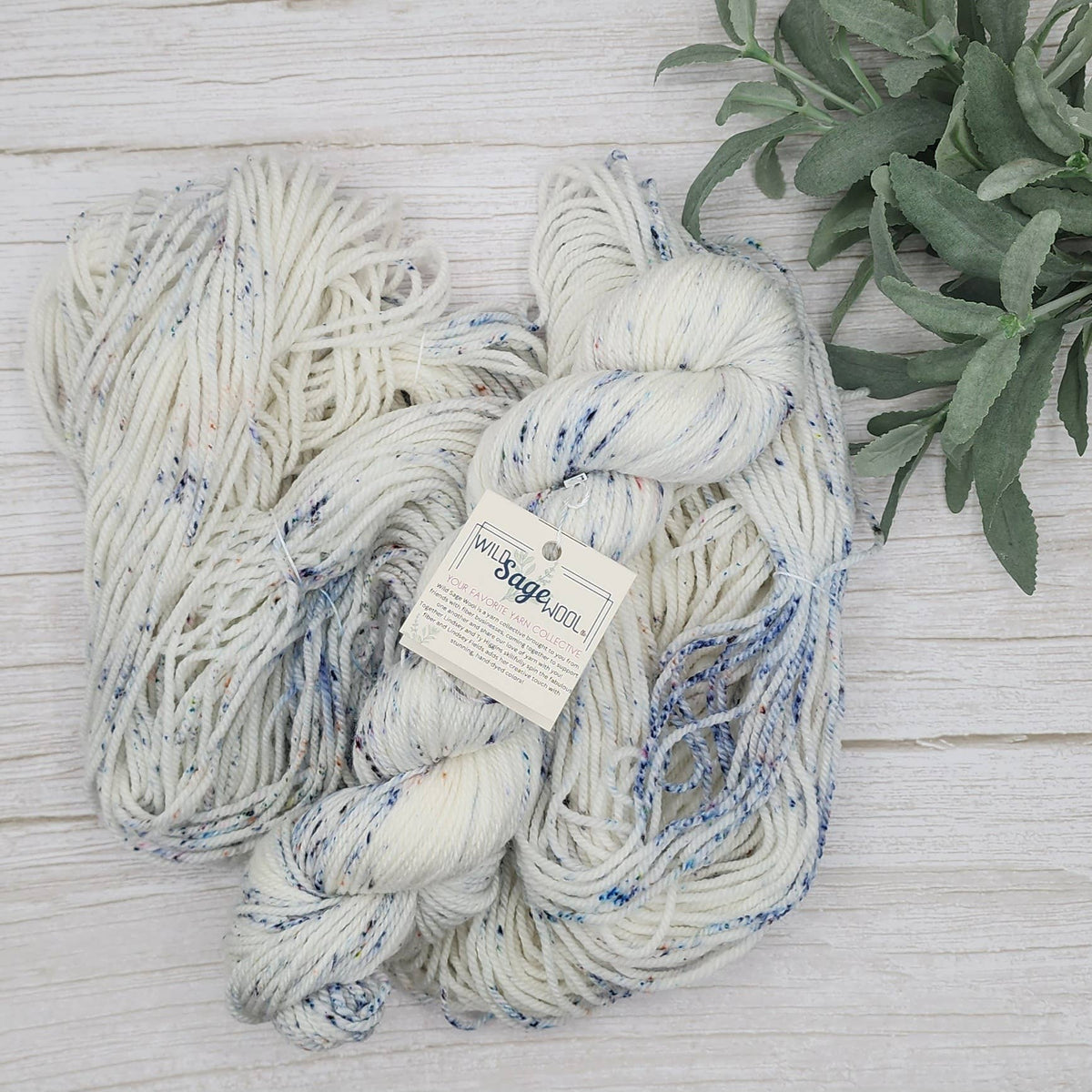Wild Sage Wool - Blueberry Sparkle