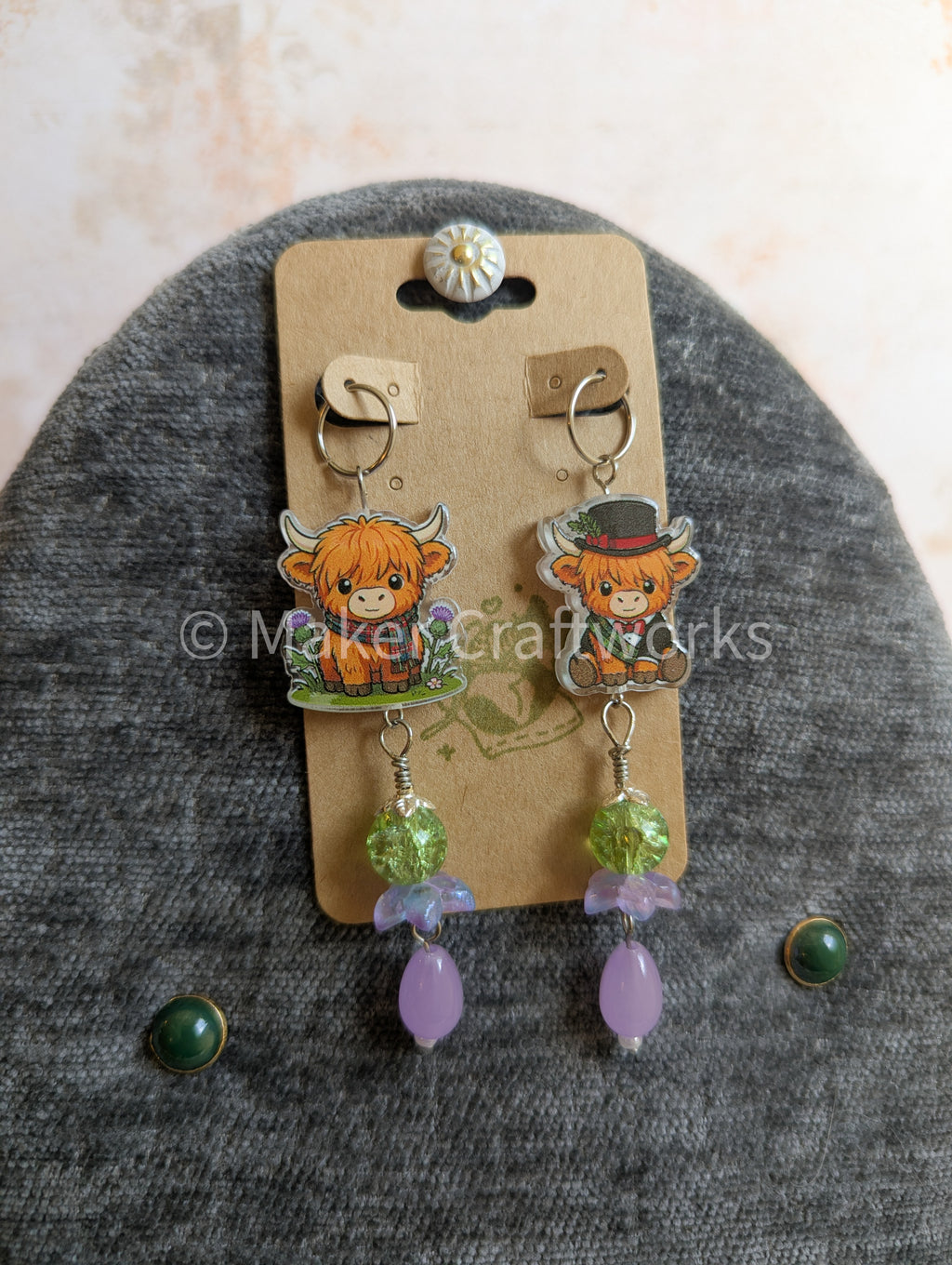 Thistle Highland Stitch Marker