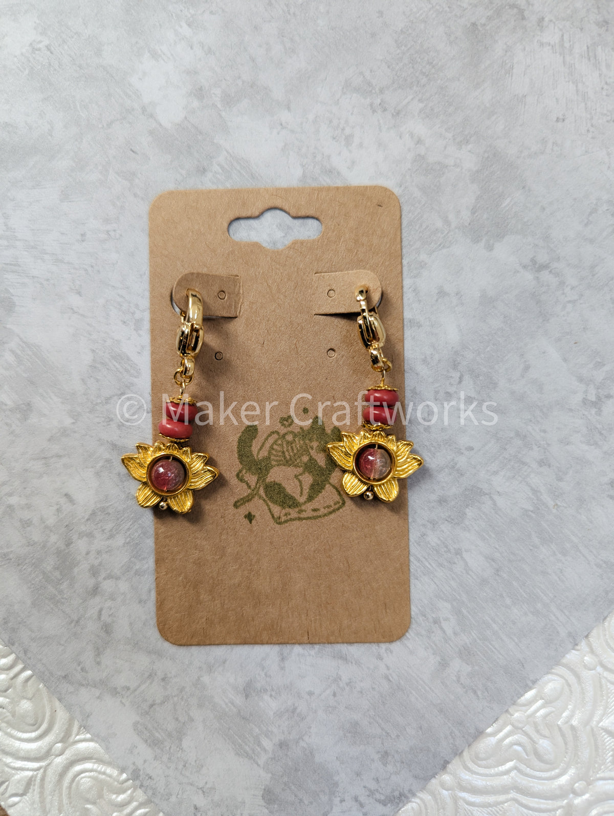 Golden Lotus Stitch Stoppers
