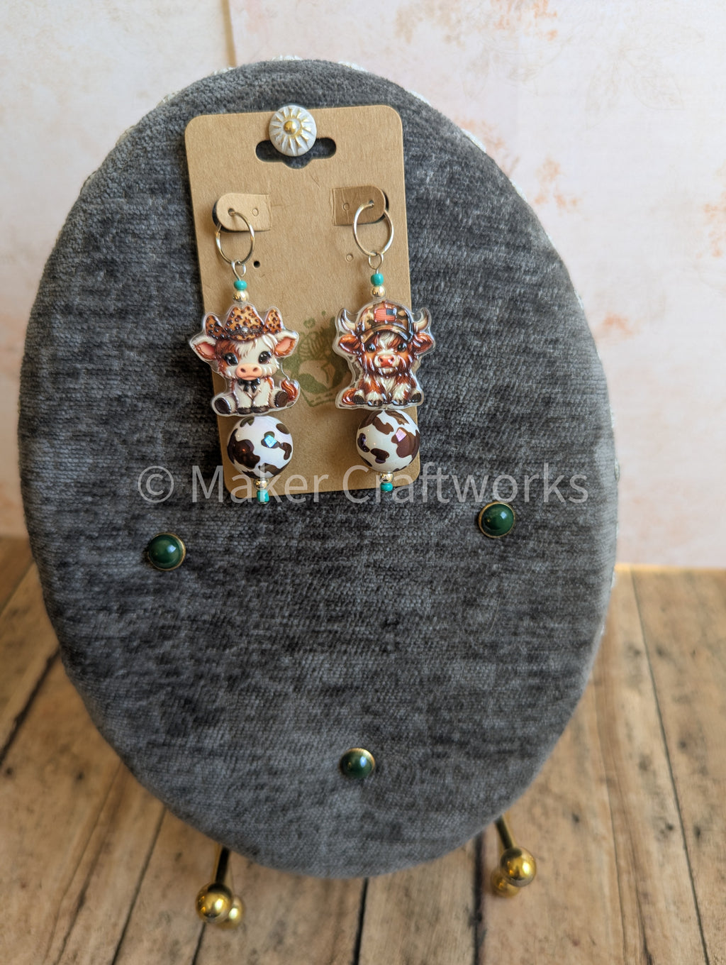Cow in the Country Stitch Marker