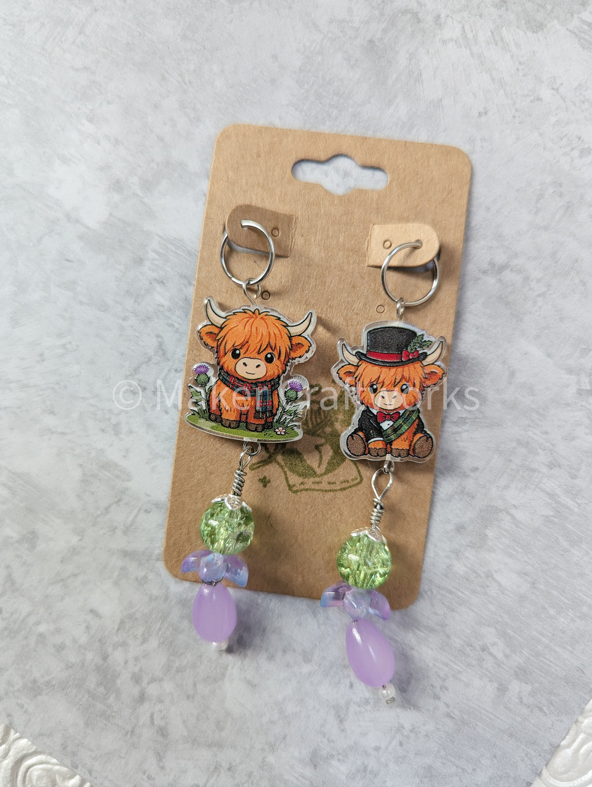 Thistle Highland Stitch Marker