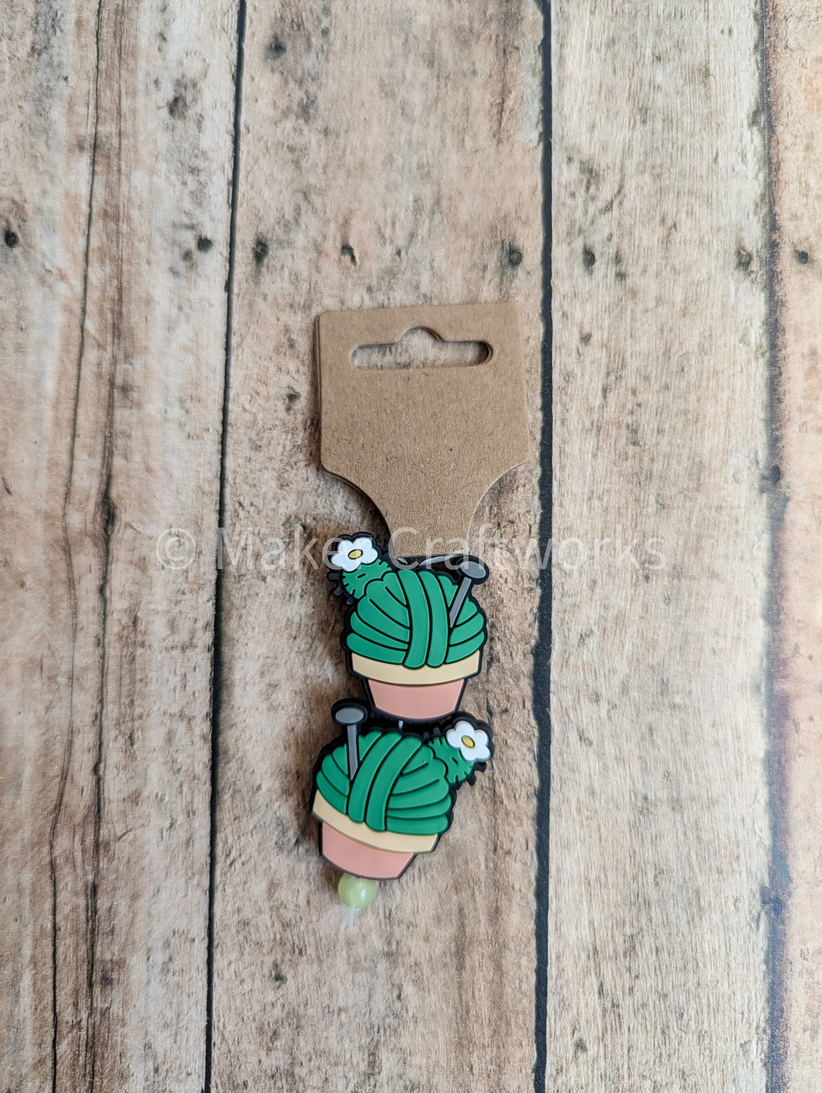 Yarn Ball Cactus Stitch Stopper