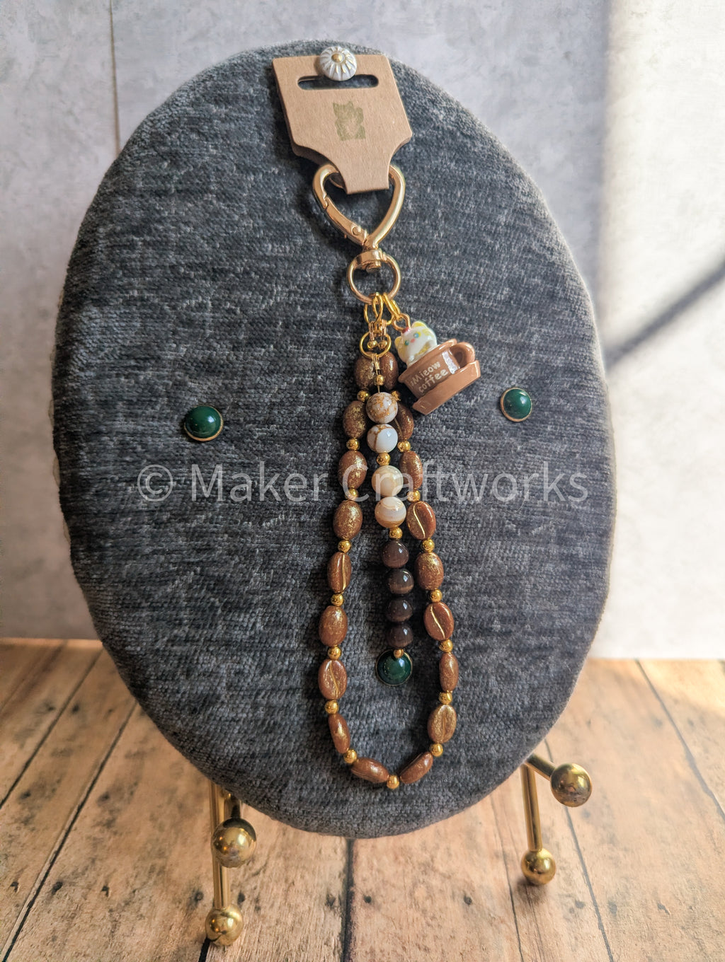 Kitties 'n Coffee Bag Charm
