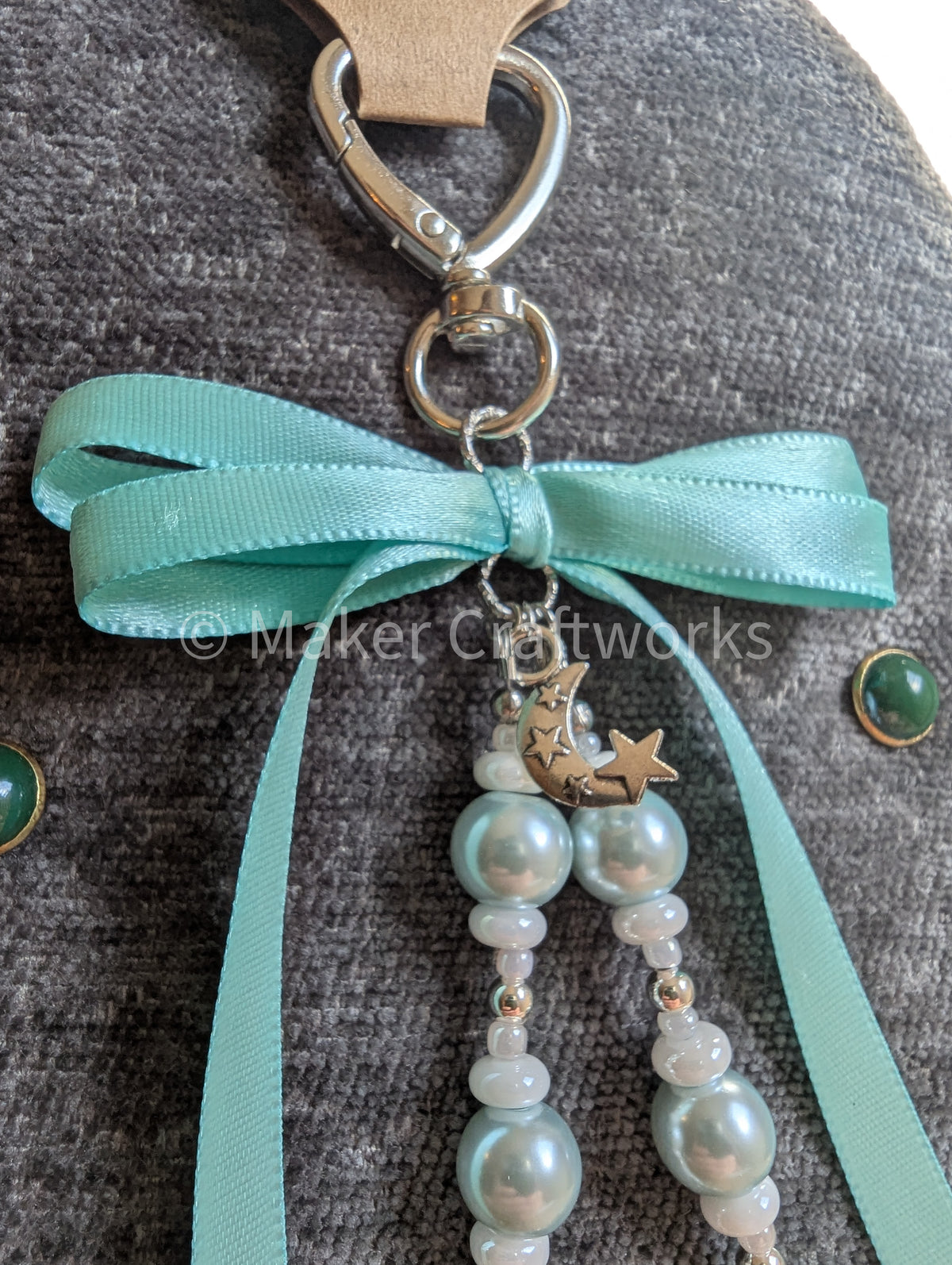 Pearl Tiffany-Blue Bag Charm