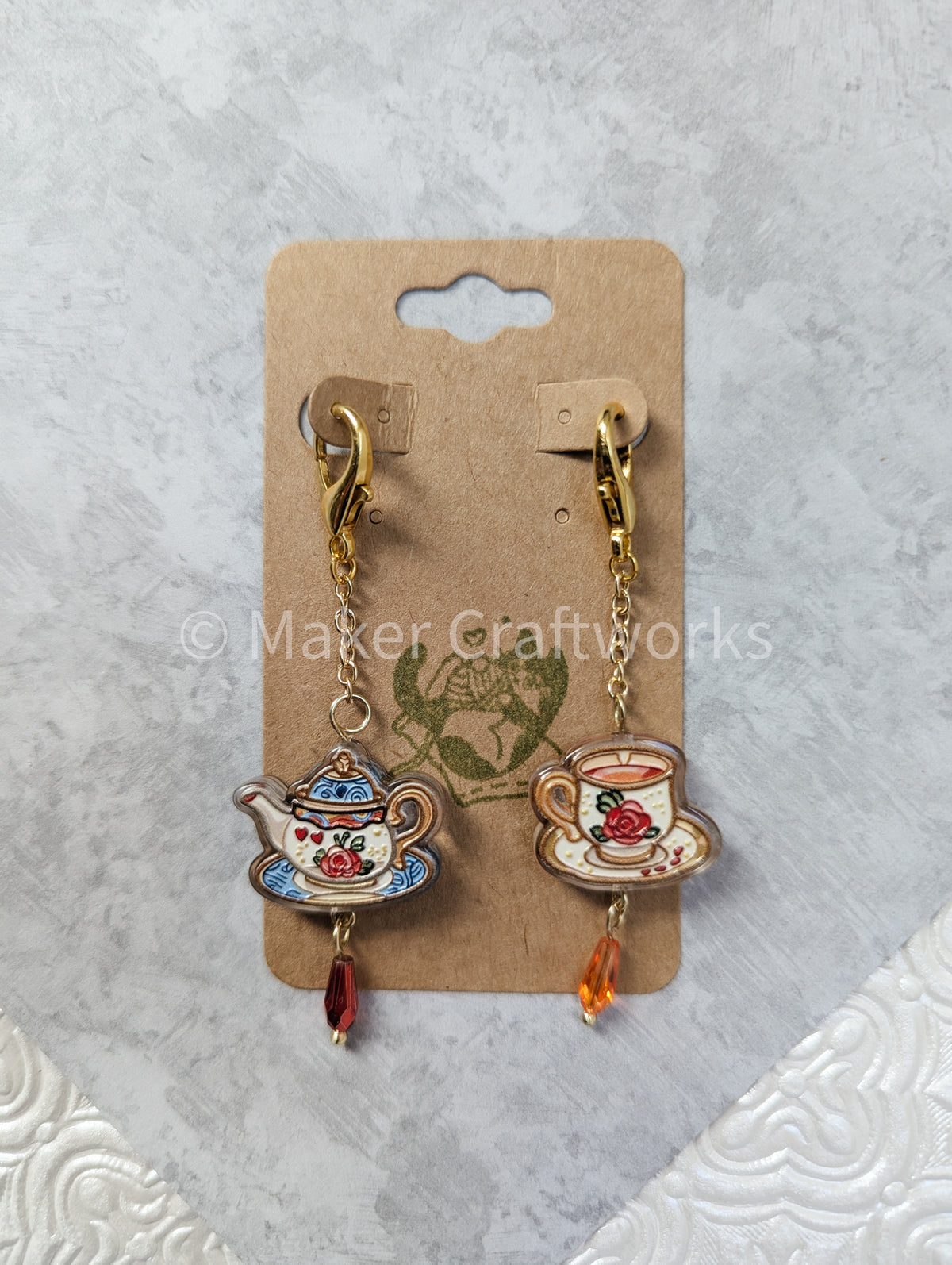 Tea Time Stitch Marker