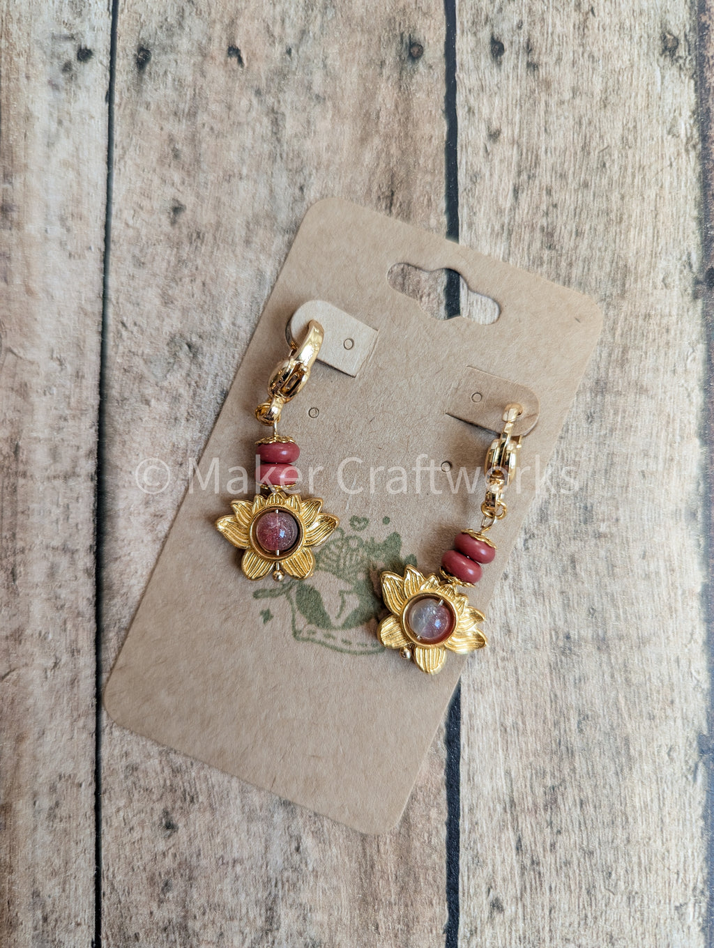 Golden Lotus Stitch Stoppers