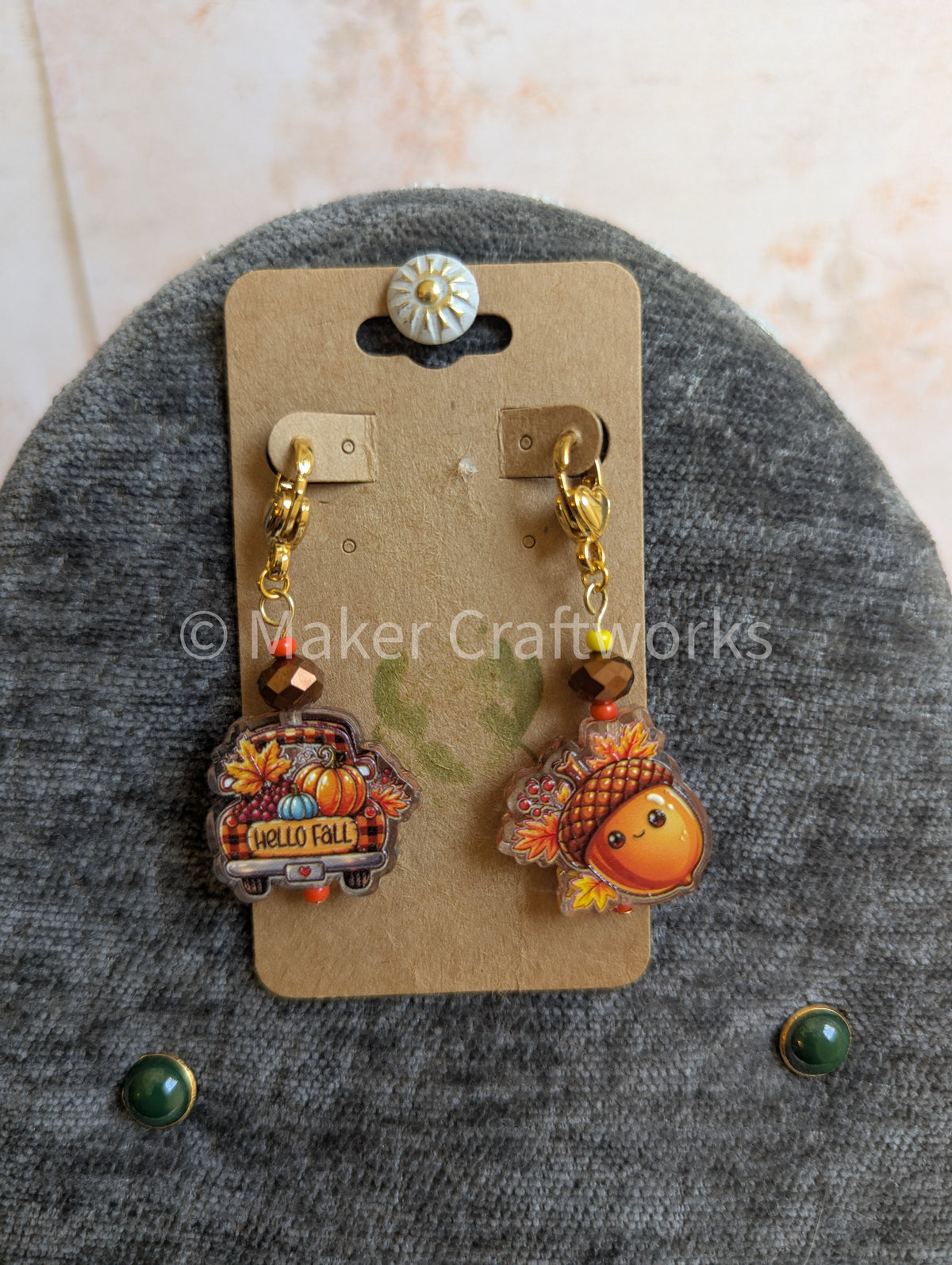 Fall Y'all Stitch Markers
