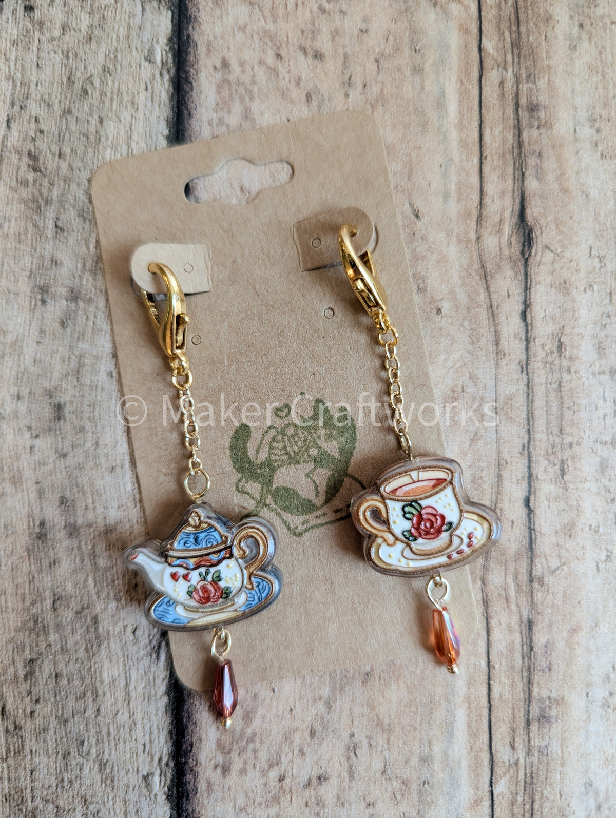 Tea Time Stitch Marker