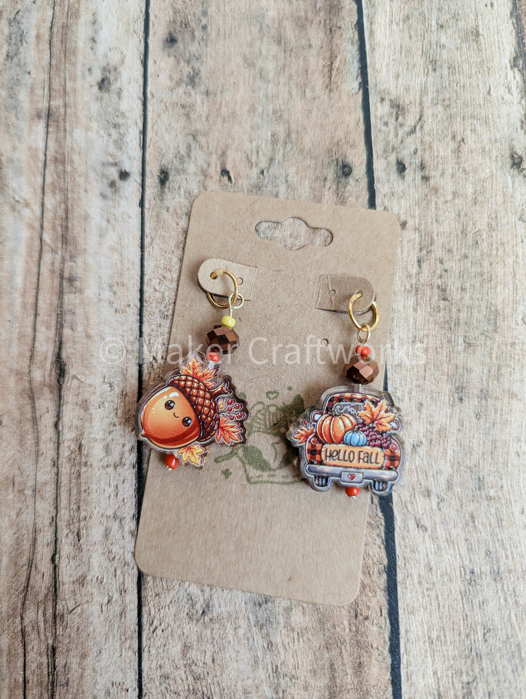 Fall Y'all Stitch Markers
