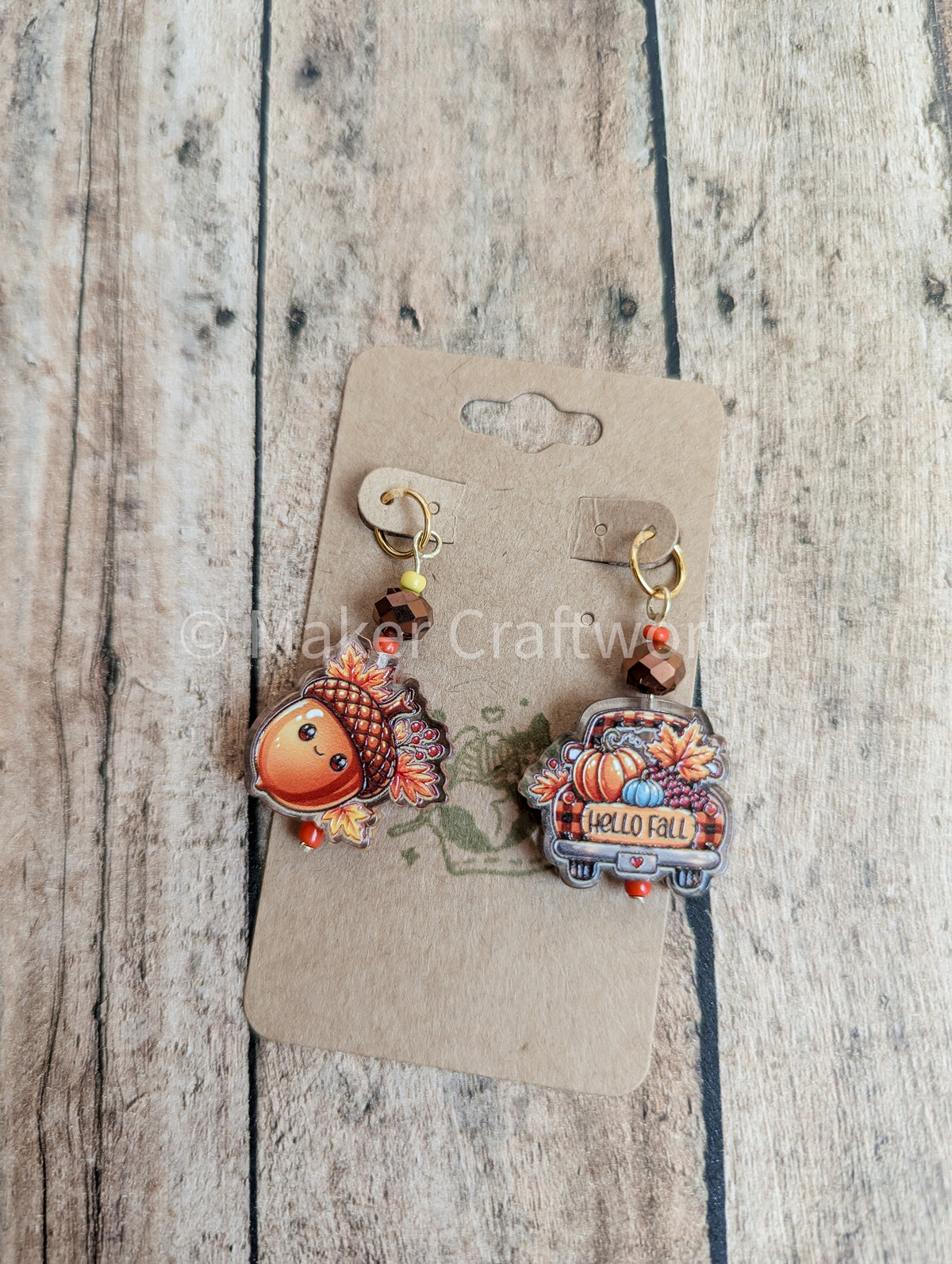 Fall Y'all Stitch Markers